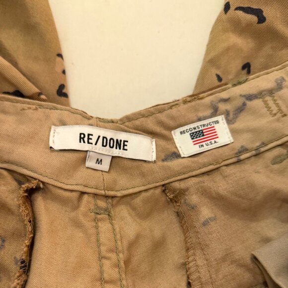 RE/DONE Camo Cargo Pants Size Medium - Picture 7 of 8